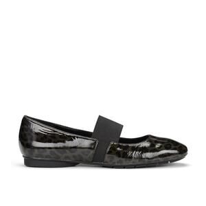 Like New Donald J. Pliner Dennis Patent Animal Print  Flats - 6m